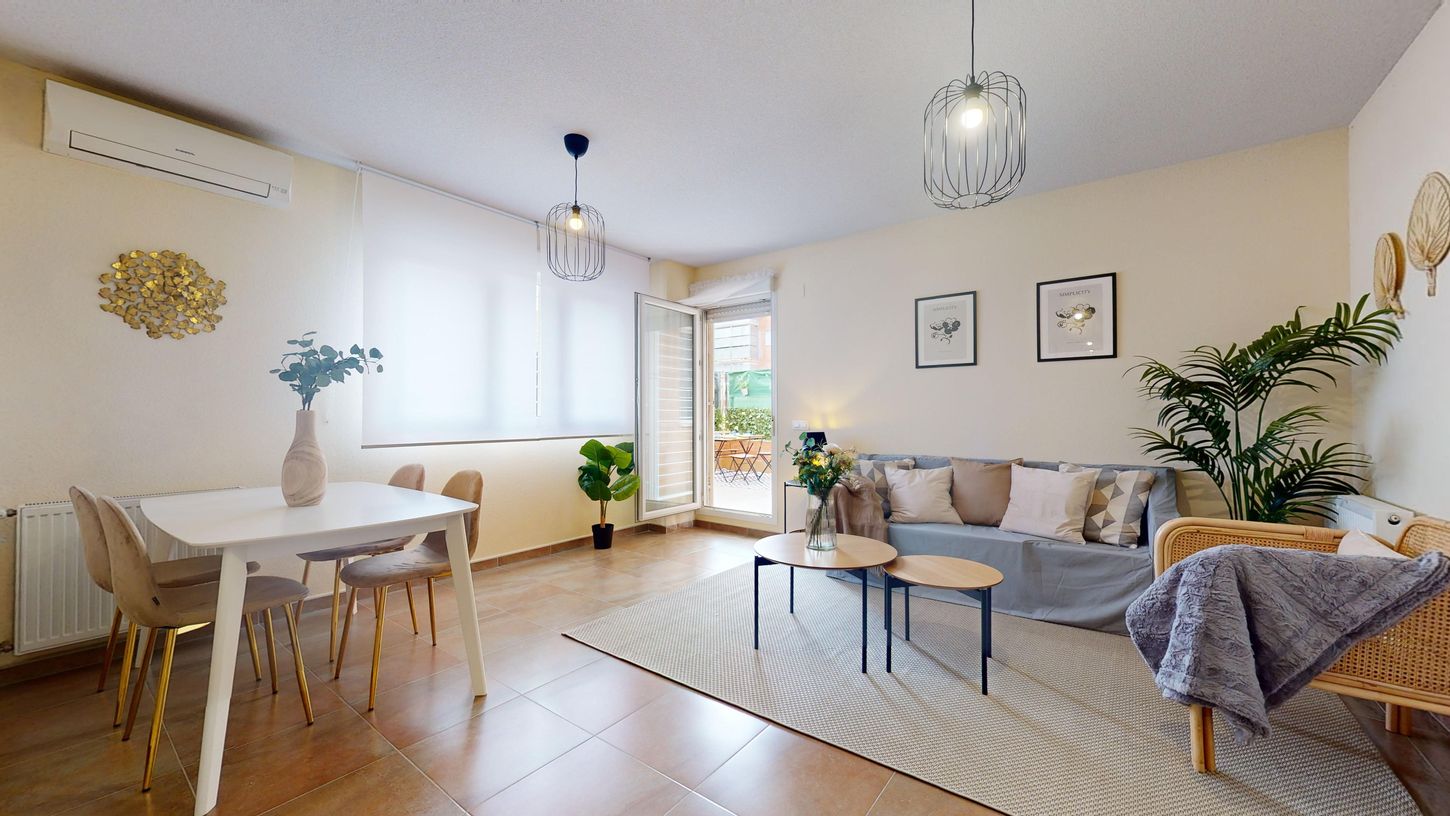 despues home staging piso dos dormitorios en valdemoro